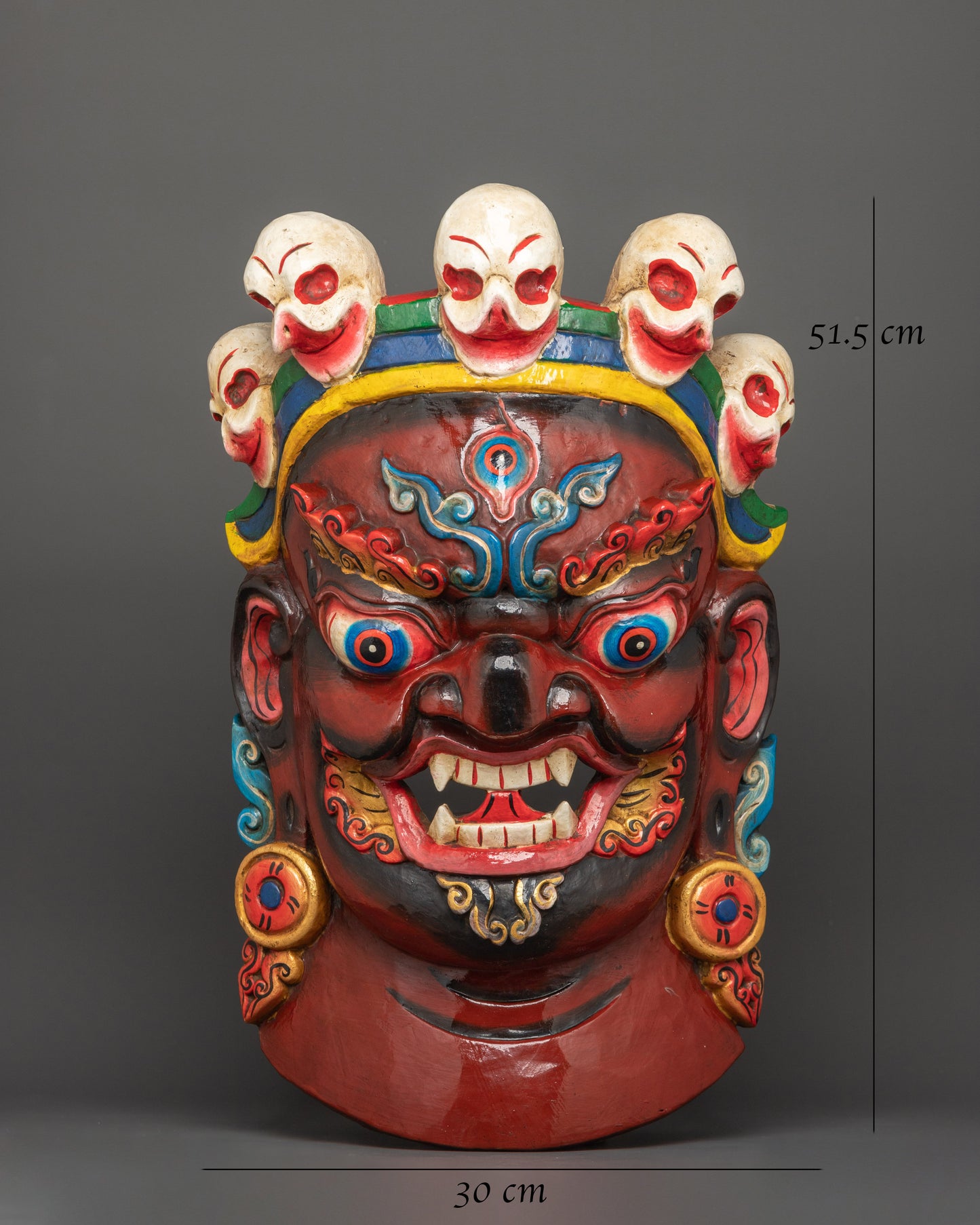 Wall Hanging Bhairav Mask | Symbol of Power and Protection for Your Home or Office