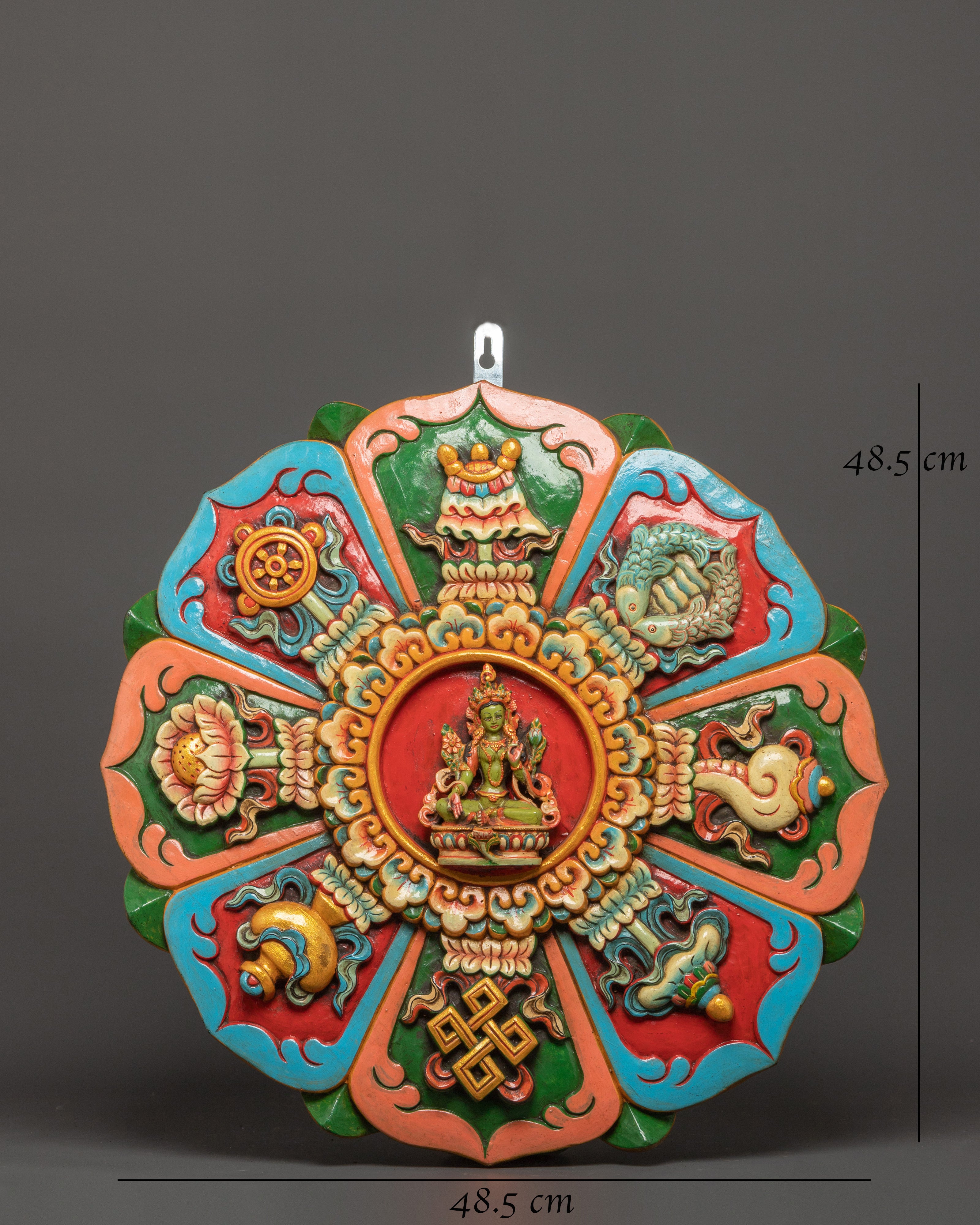 Green Tara Wall Hanging | Compassion and Protection Art