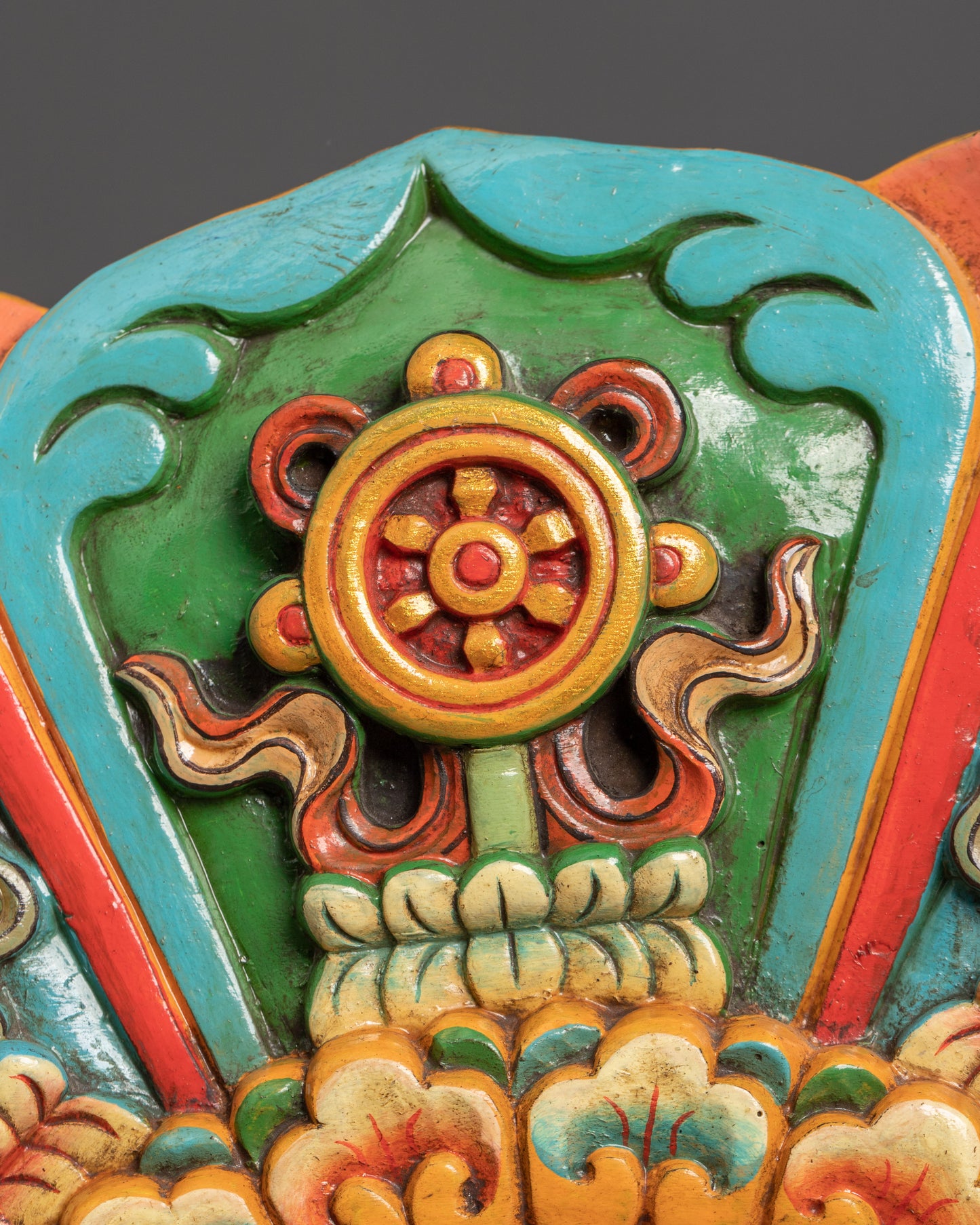 Shakyamuni Buddha Wall Hanging with Auspicious Symbols | The Awakened One