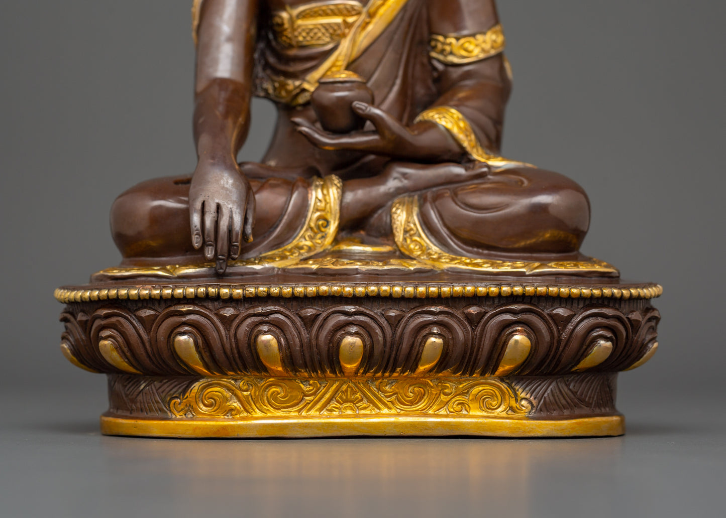 Shakyamuni Buddha Oxidized Copper Statue | The Enlightened One