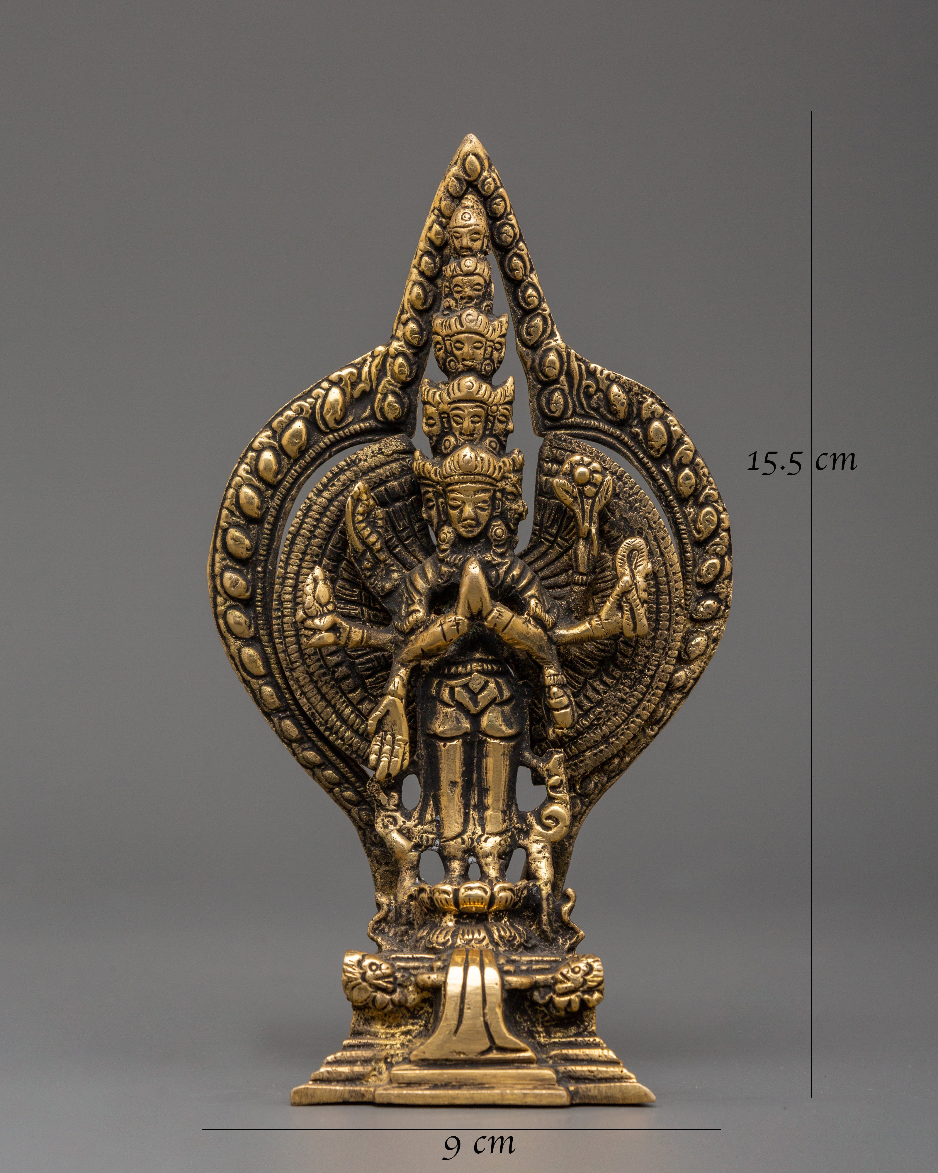 1000-Armed Chenresig Brass Statue | Avalokiteshvara Bodhisattva Sculpture