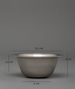 Tibetan Offering Water Bowls | Ritual Meditation Accessories