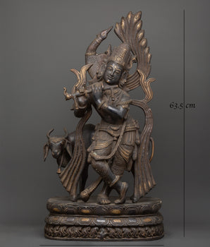Krishna Statue | Handcrafted Brass Divine Sculpture