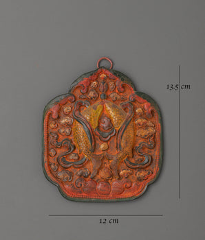 Two Golden Fish Wall Hanging | Freedom and Auspiciousness Decor