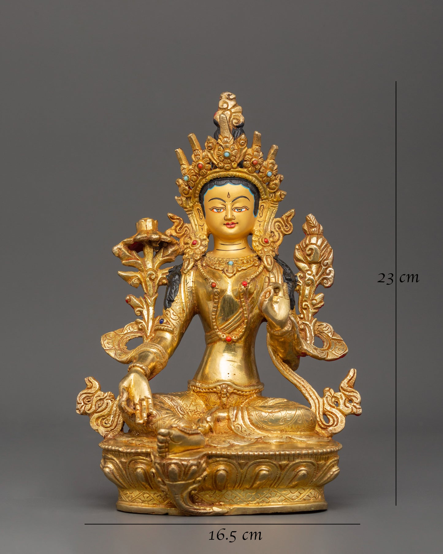 Buddhist Deity Green Tara Statue | Goddess of Protection and Swift Aid