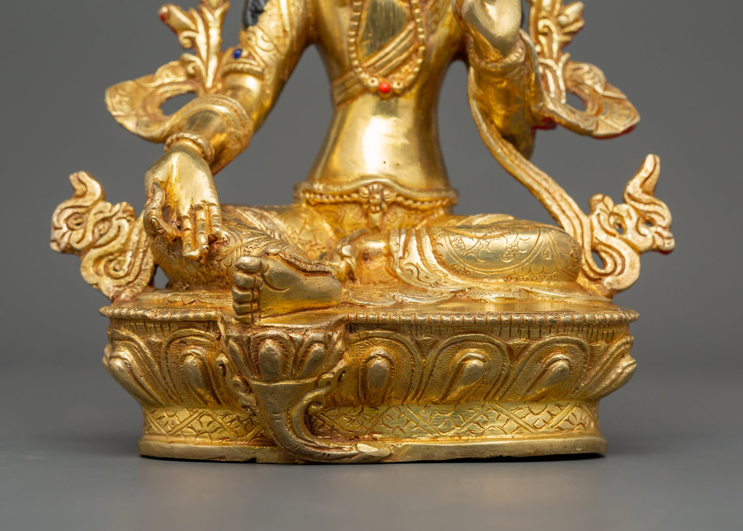 Buddhist Deity Green Tara Statue | Goddess of Protection and Swift Aid