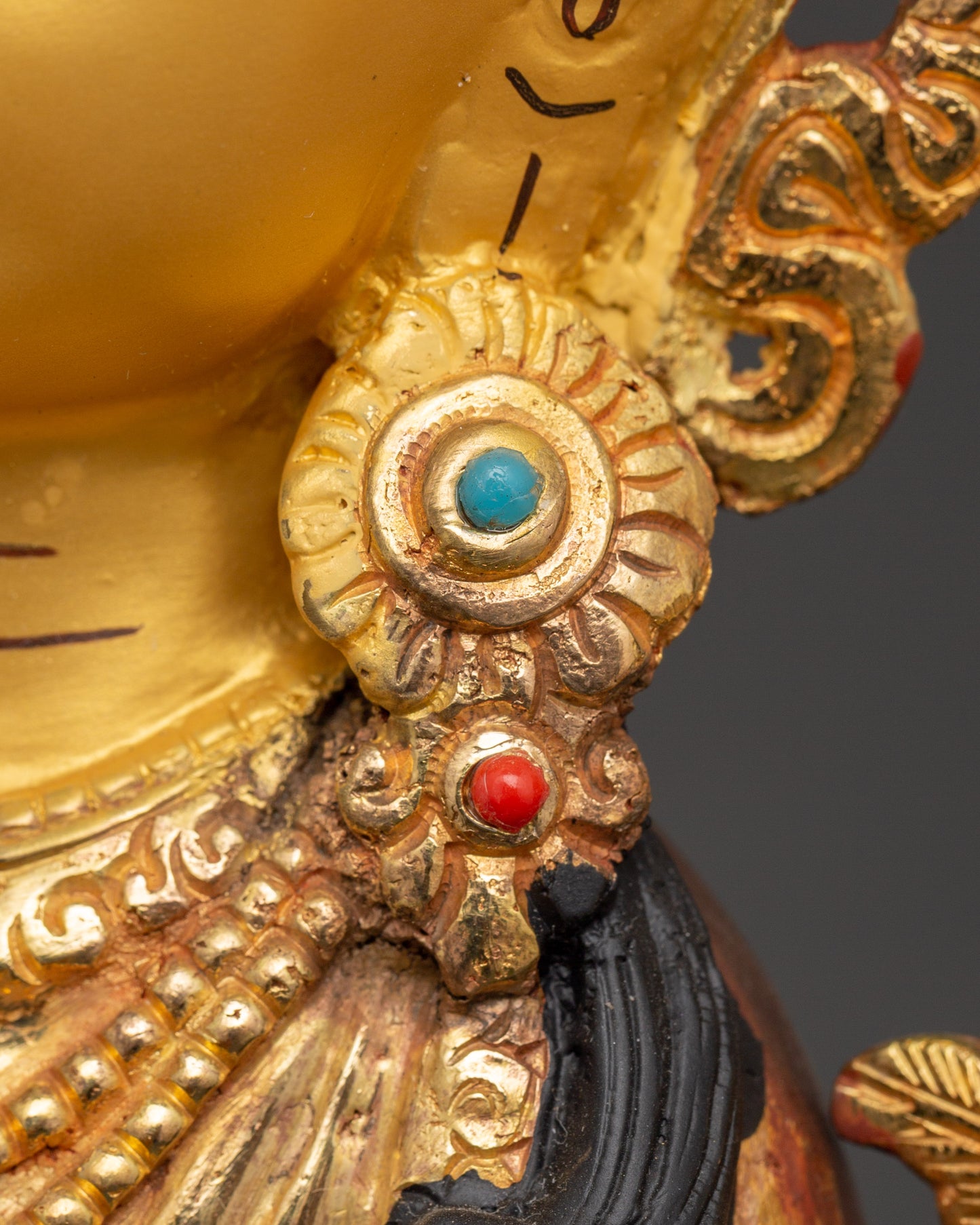 Tibetan Wisdom Deity Manjushri Statue | Bodhisattva of Wisdom and Insight