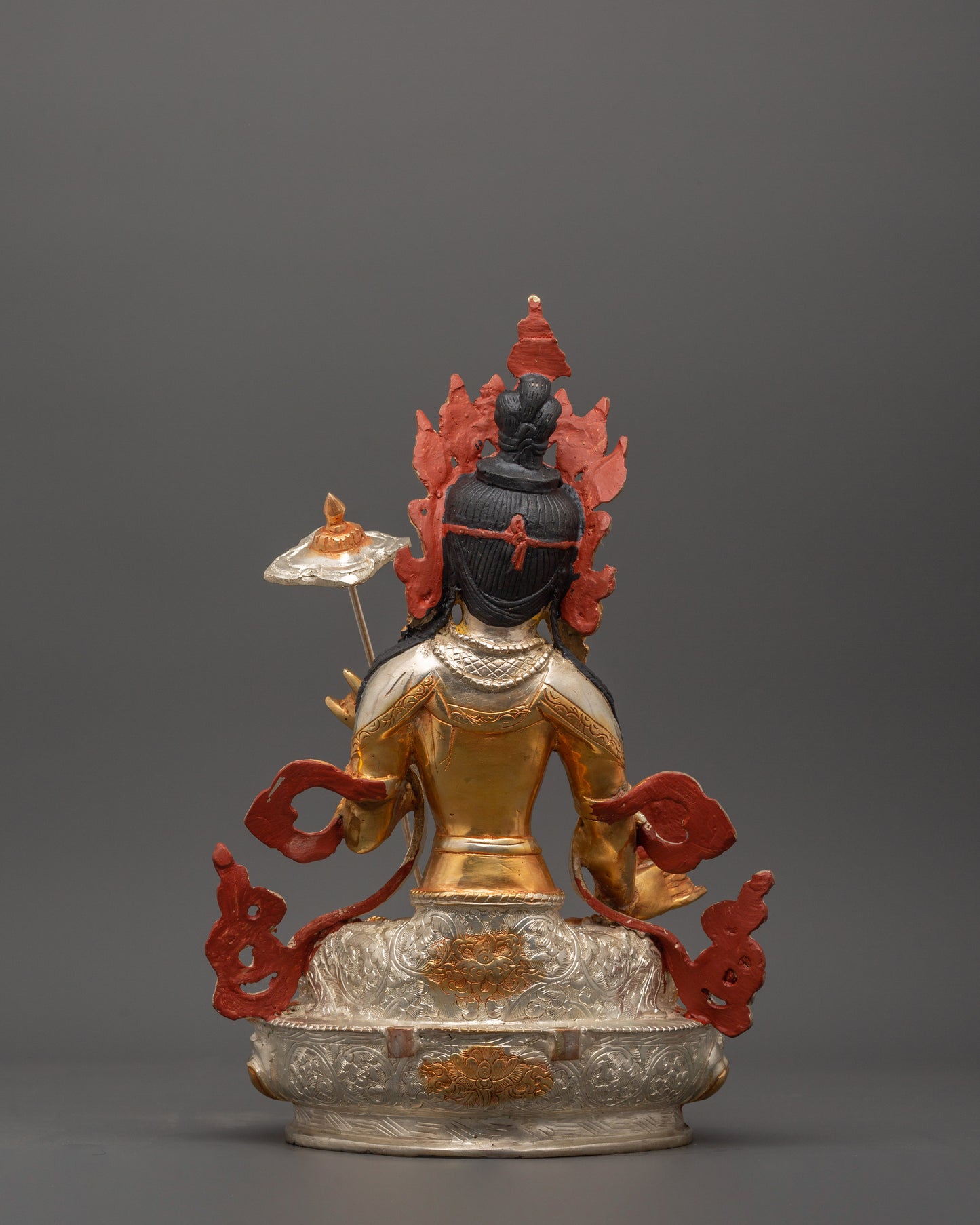 Dukar Deity of Protection and Wisdom Sculpture | Sitatapatra Holding a White Parasol