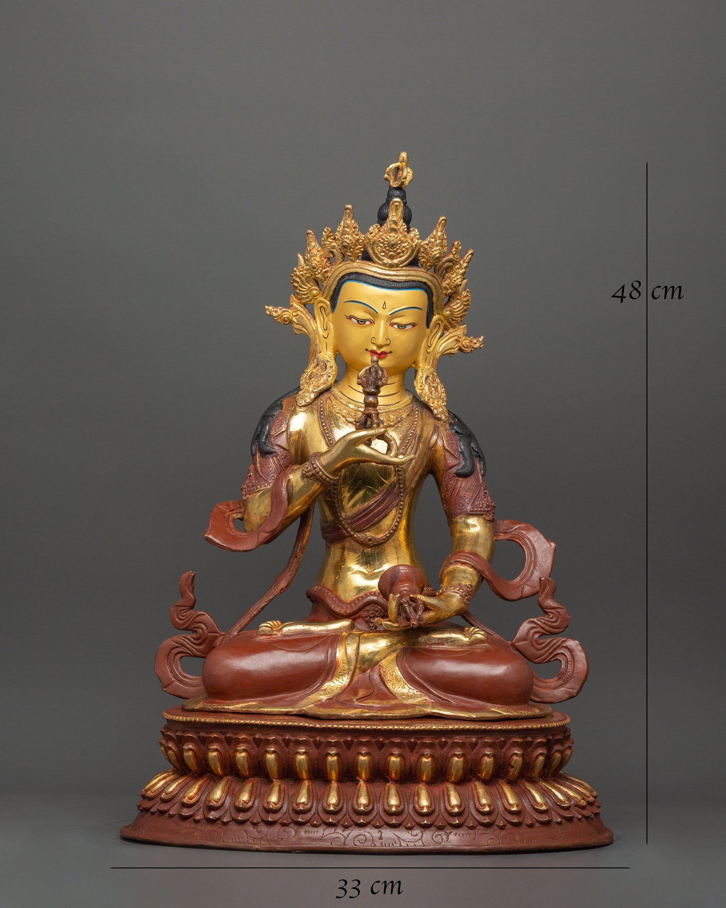 Vajrasattva Purification Deity Statue| Spiritual Decor for Purification