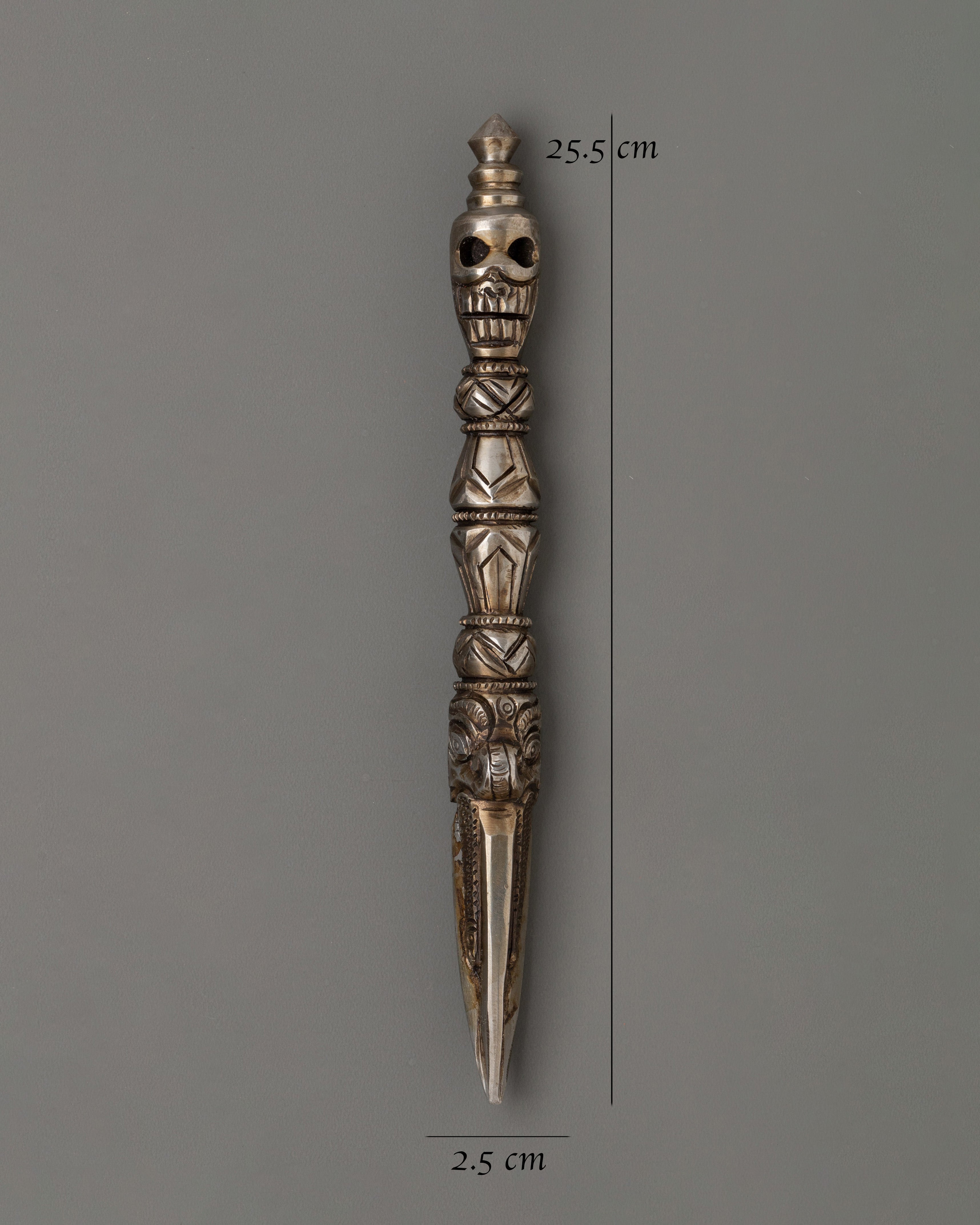 Tibetan Phurba Ritual Dagger For Spiritual Transformation | Ritual Tool for Tantric Practices