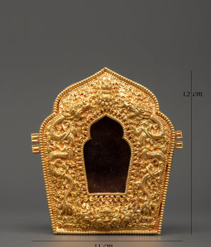 Precious Relic Holder Ghau Box | Beautiful Gold-Plated Copper Body