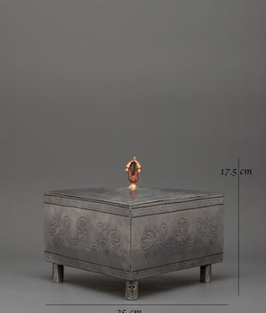 Ritual Item Box with Sacred Tools | Spiritual Meditation Artifact for Sacred Spaces