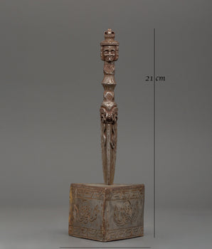 Iron Carved Phurba | A Powerful Spiritual Tool