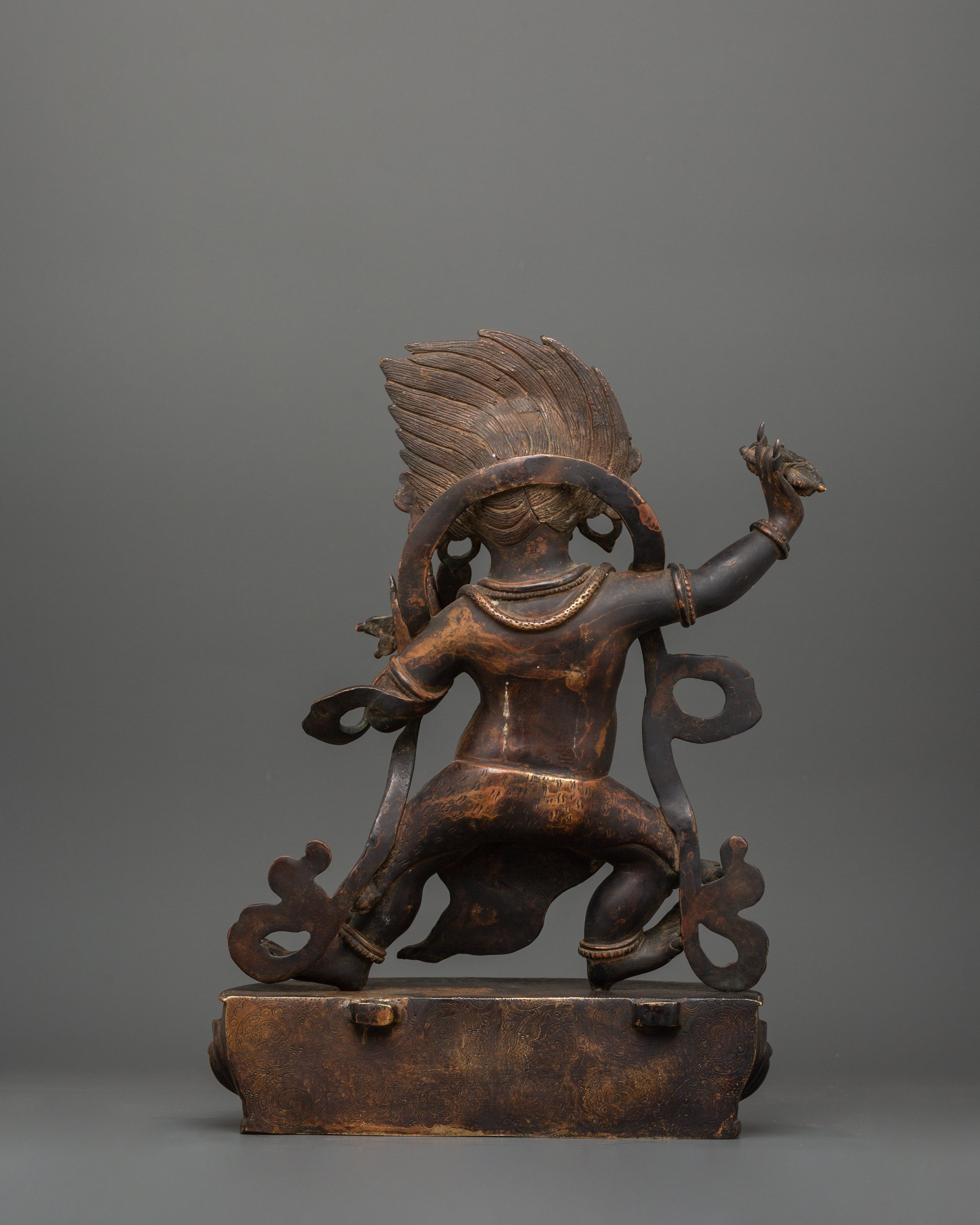 Bodhisattva Vajrapani Sculpture | The Guardian of Wisdom