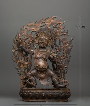 Bodhisattva Vajrapani Sculpture | The Guardian of Wisdom