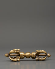 Ceremonial Buddhist Vajra | Traditional Brass Dorje Ritual Object
