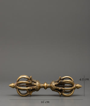 Brass Vajra for Altar | Enlightenment Symbol