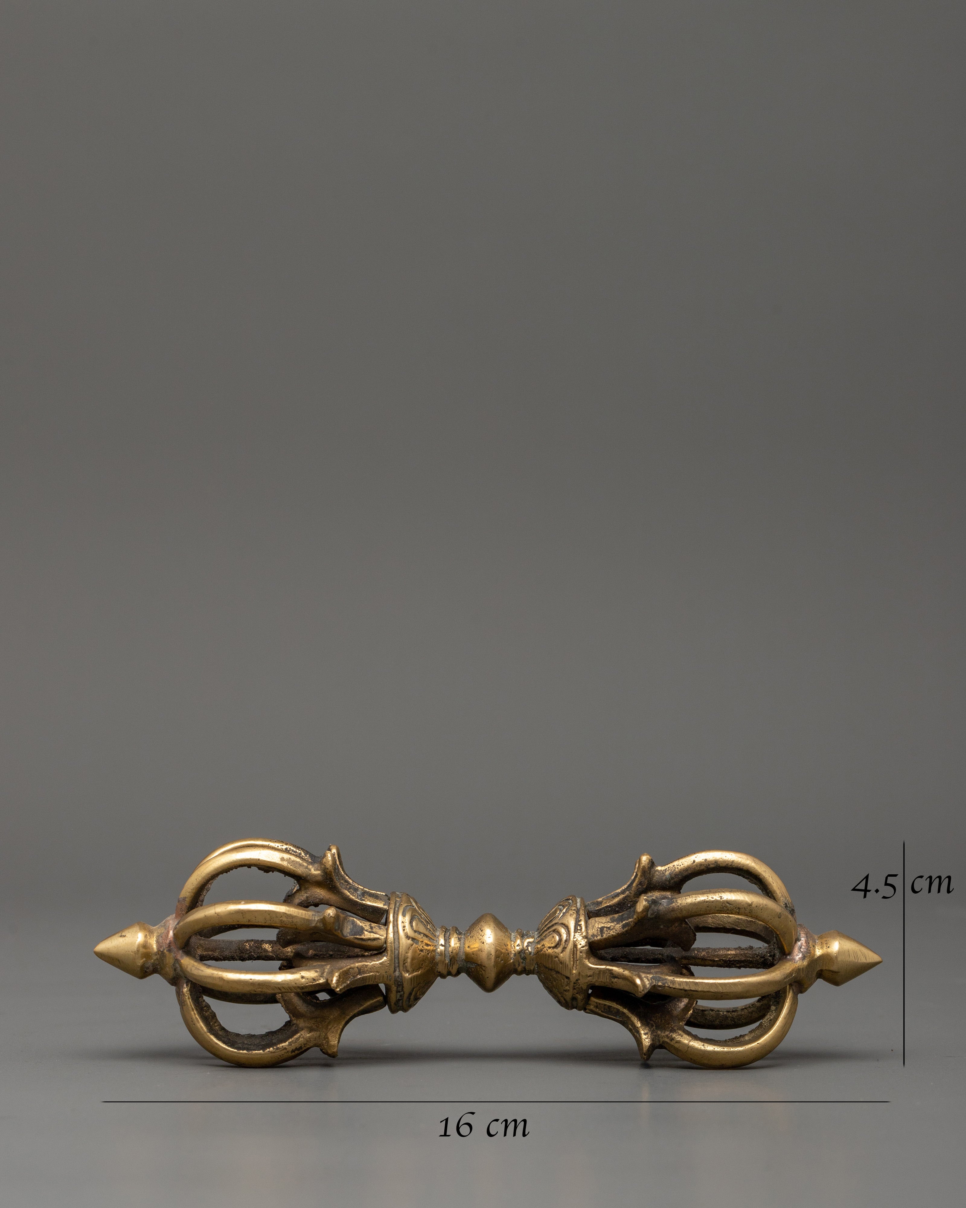 Brass Vajra for Altar | Enlightenment Symbol