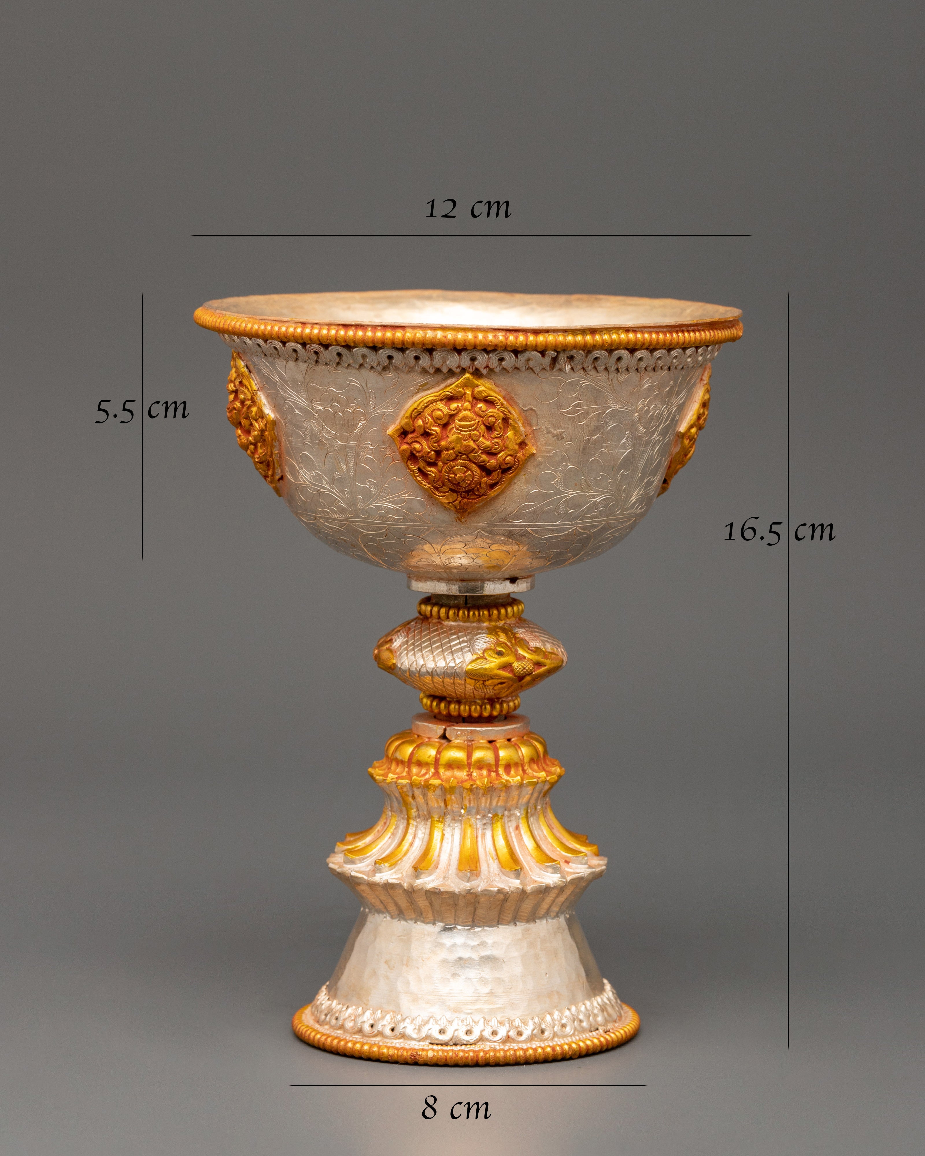 Copper Butter Lamp for Shrine | Traditional Artwork
