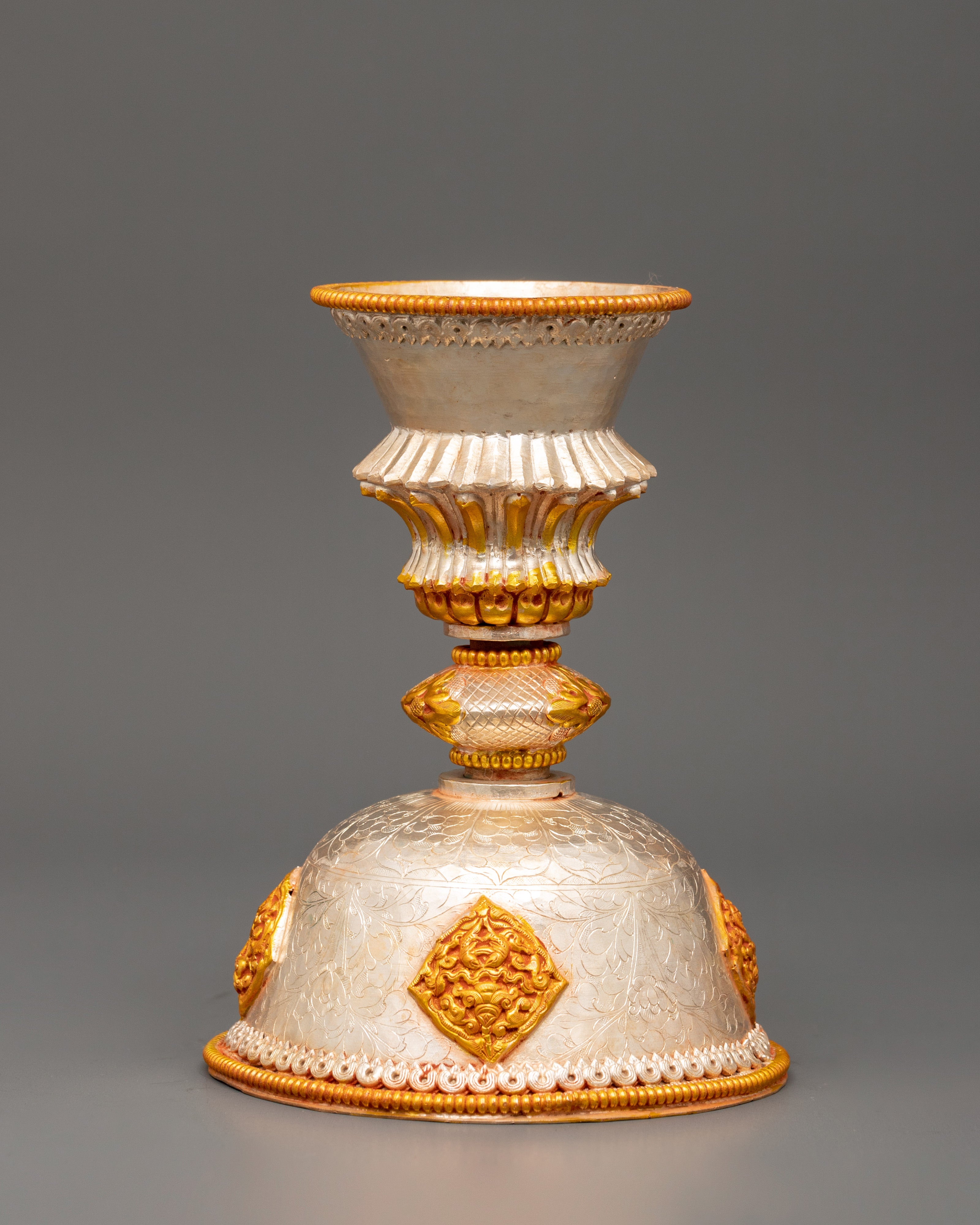 Copper Butter Lamp for Shrine | Traditional Artwork