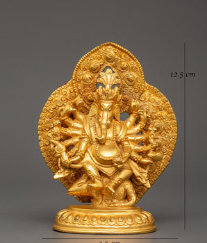 Gold-Plated Ganesh Statue | A Divine Symbol of Prosperity