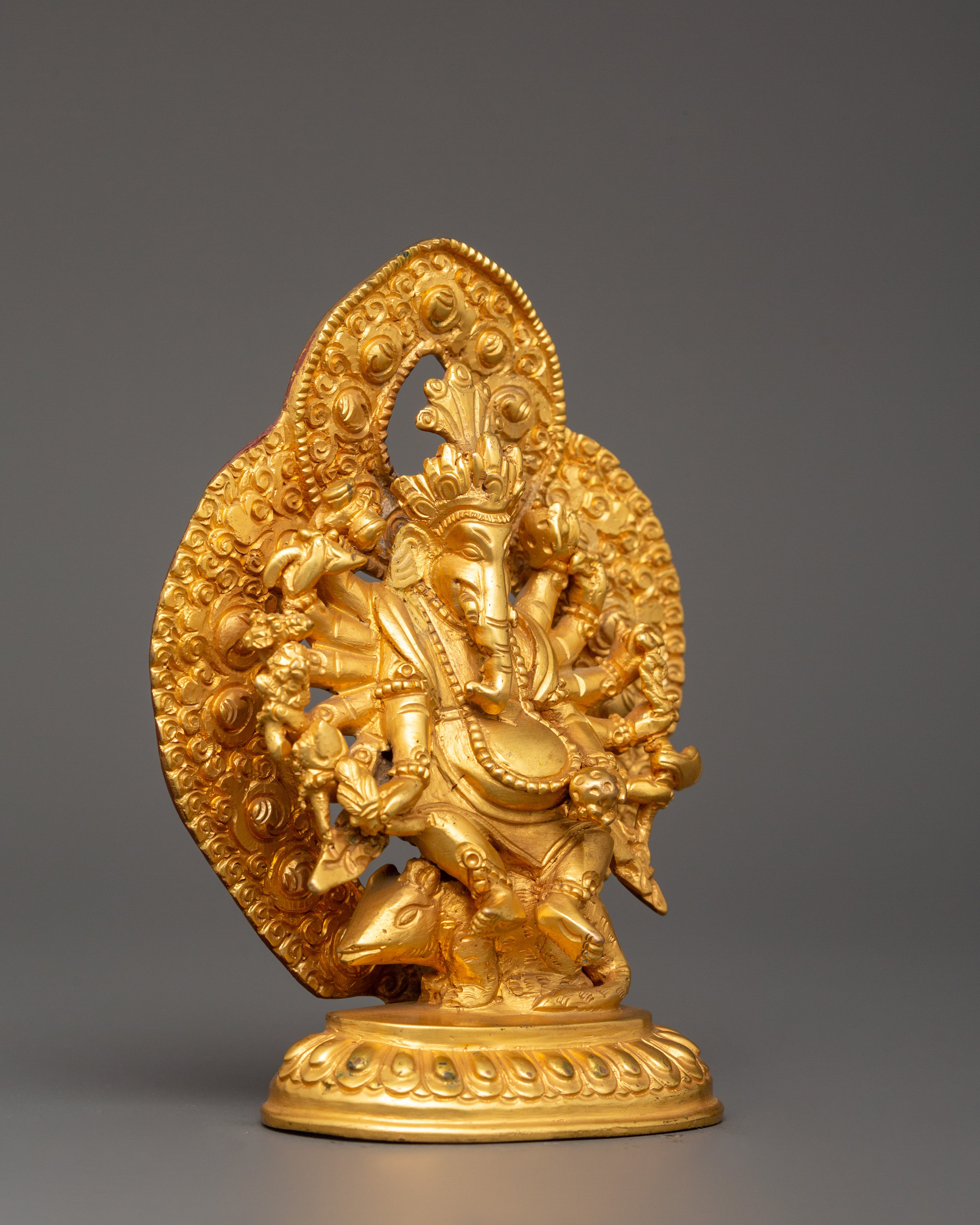 Gold-Plated Ganesh Statue | A Divine Symbol of Prosperity
