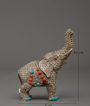 Elephant Figurine | Embodiment of Power, Wisdom, and Grace