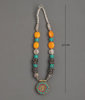 Beautiful Necklace with Sacred Om Symbol | Spiritual and Elegant Design