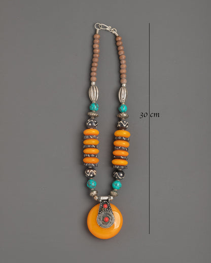 Artificial Stone Necklace | Traditional Accessory