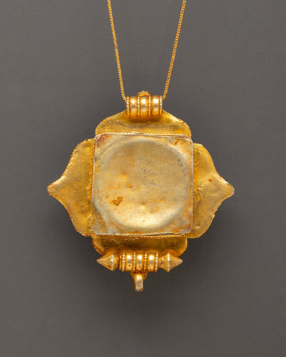 Vajrasattva Ghau Box Locket | Tibetan Buddhist Amulet