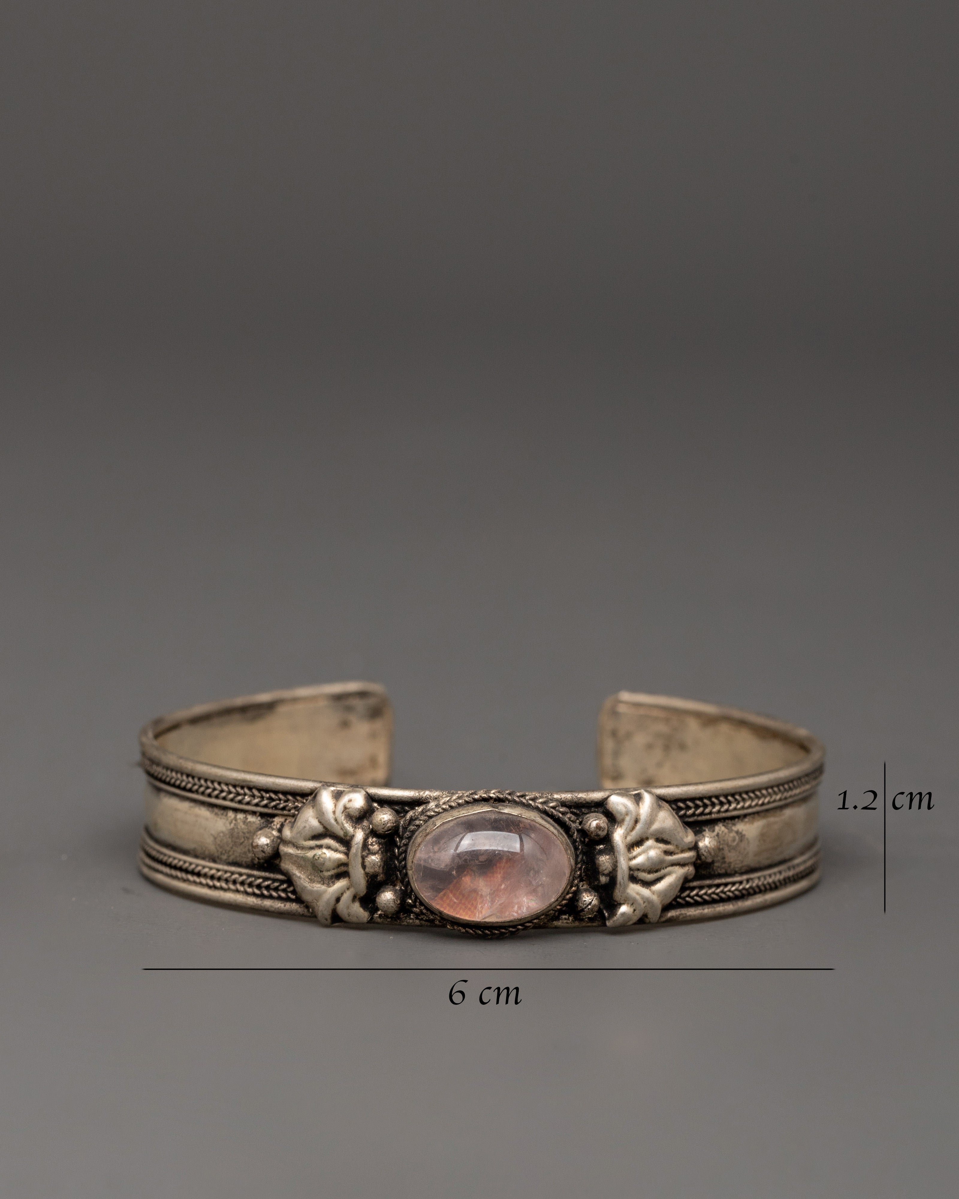 Handcrafted Silver Bracelet | Spiritual Gift for Women