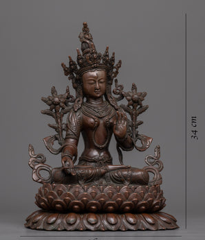 White Tara Buddha Statue | A Symbol of Compassion and Longevity