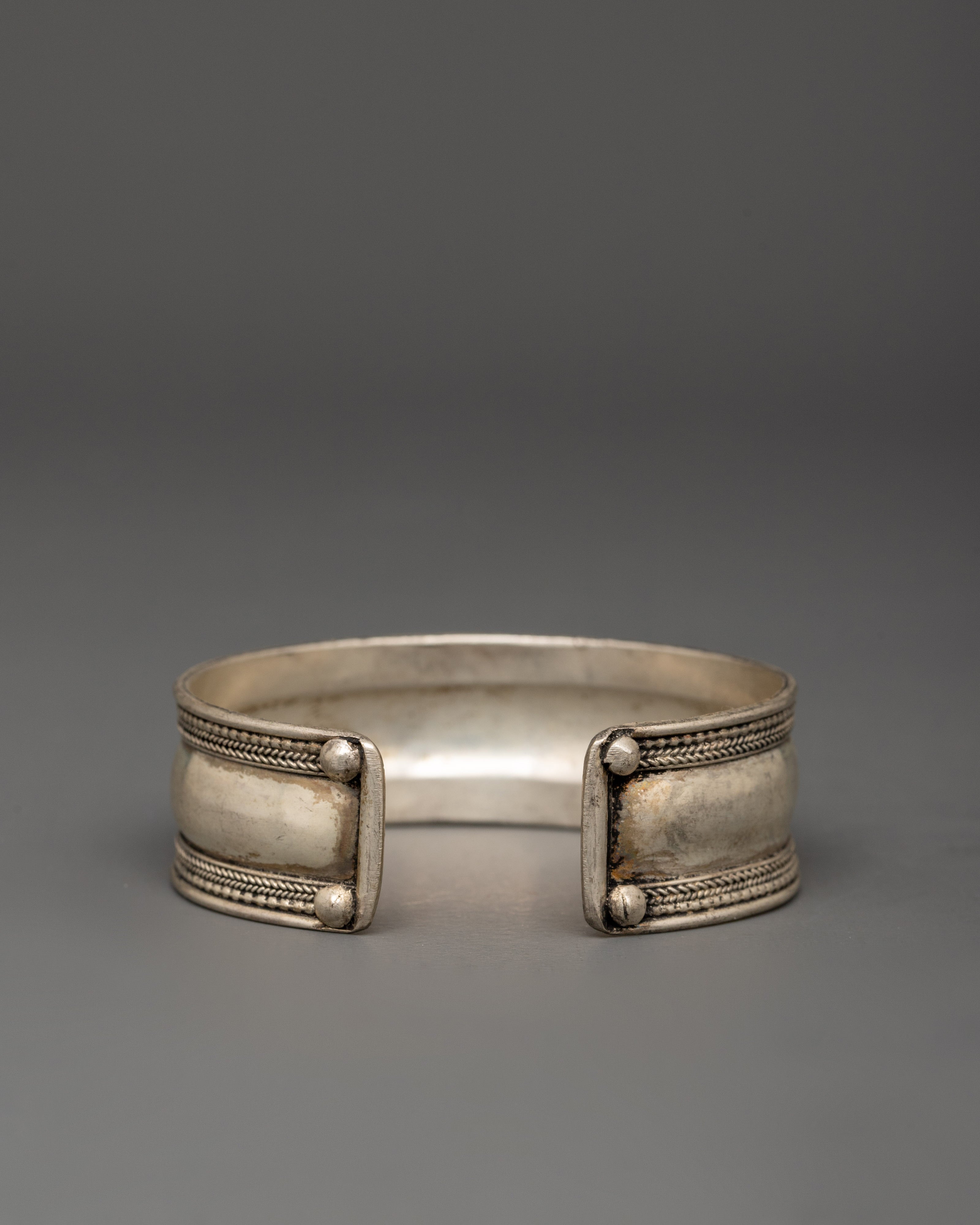 Handmade Silver Bracelet for Accessory | Silver Bracelet with Coral Stone