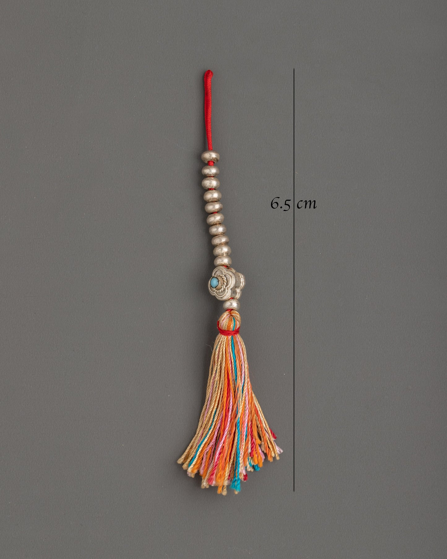 Silver Mala Counter Chupsel | Tibetan Ritual Item Chupsel