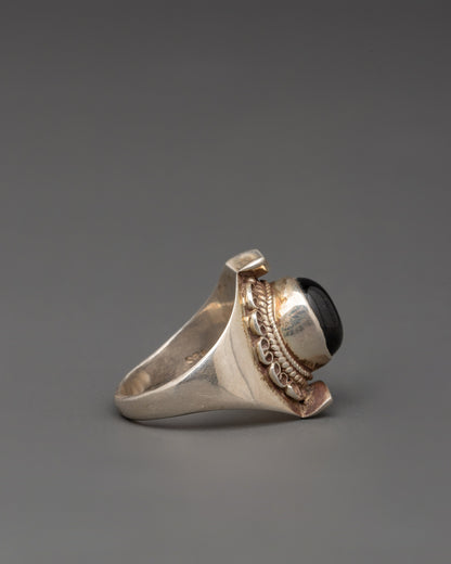 Silver Ring with Artificial Stone | Perfect Gift Accessory