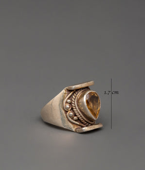 Handmade Silver Ring |Elegant Sterling Silver Ring