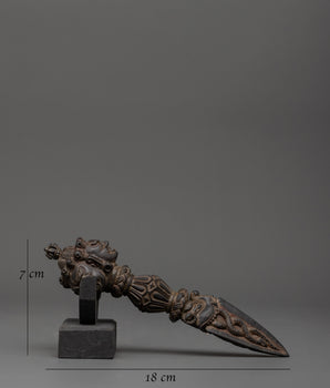 Phurba with Stand | Tibetan Ritual Dagger
