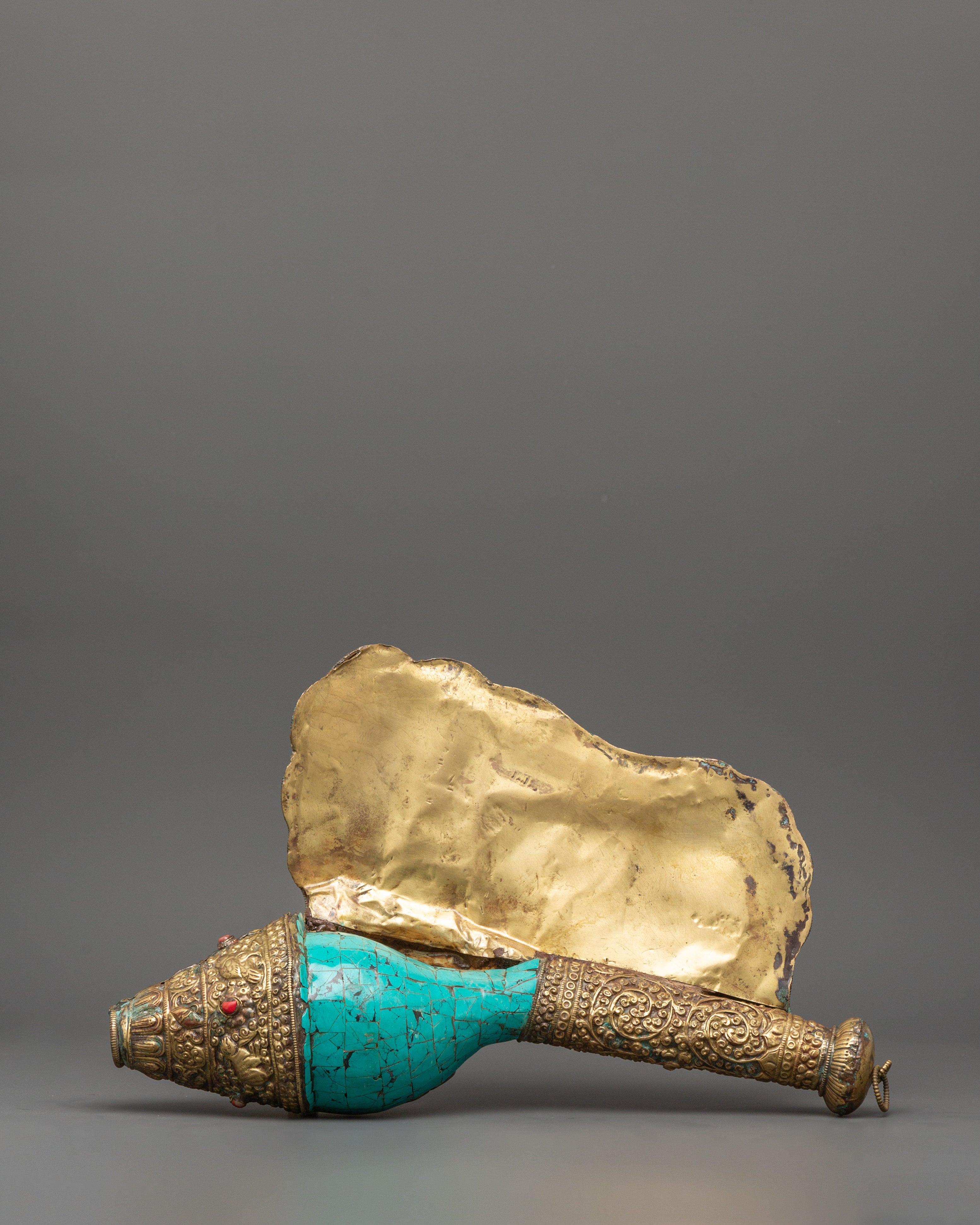 Conch for Ritual | A Sacred Tibetan Offering Tool