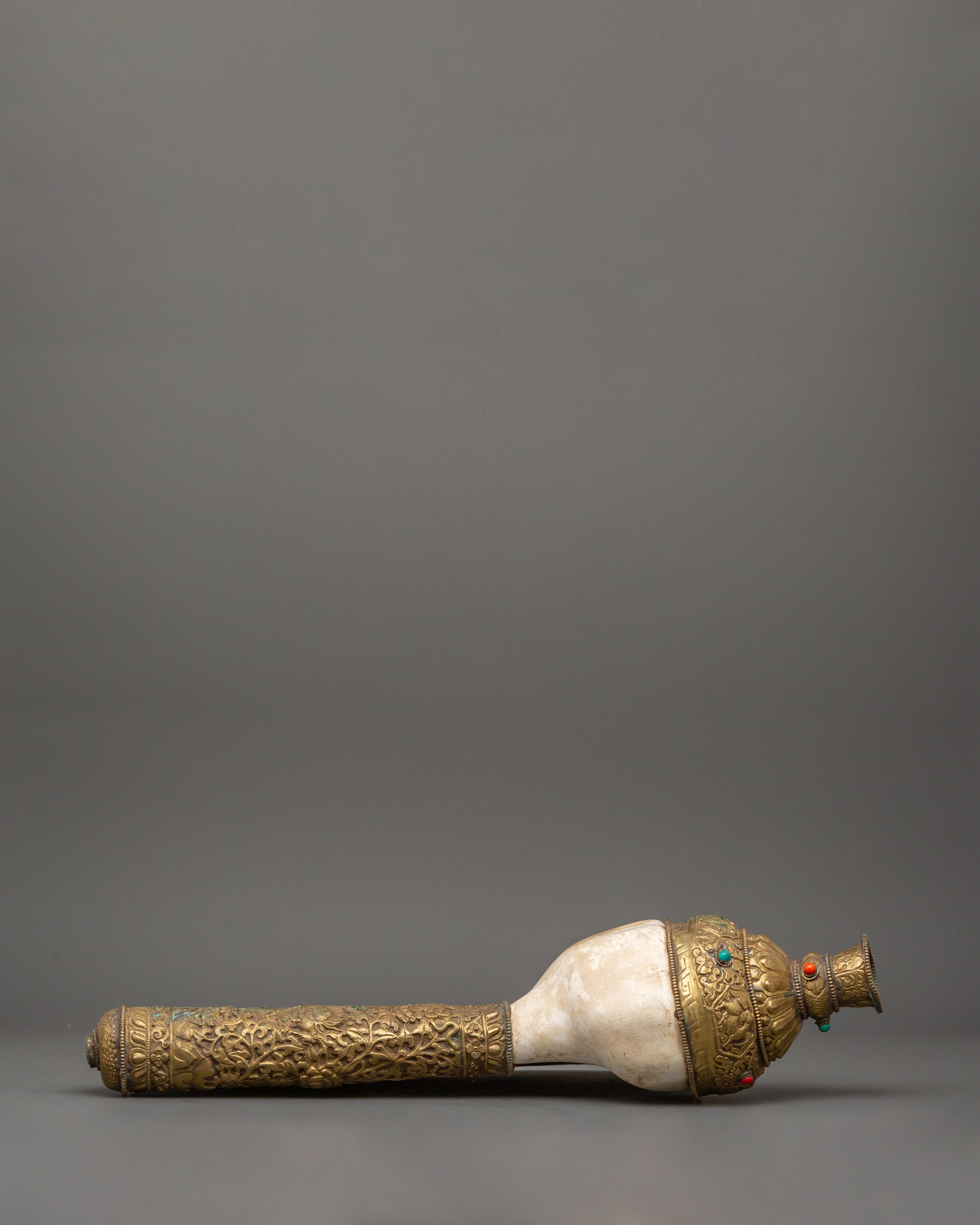 Traditional Ritual Conch | A Sacred Symbol of Dharma