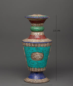 Lapis Lazuli Flower Vase | Art and Spirituality