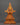 Tibetan Stupa with Coral | Spiritual Home Decor