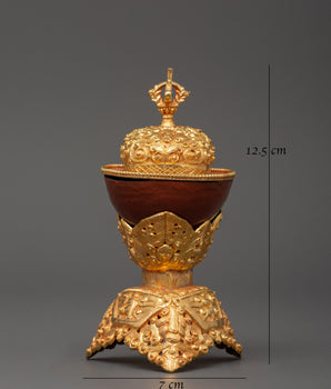 Buddhist Tantric Kapala Set | Handmade Meditation Altar Set
