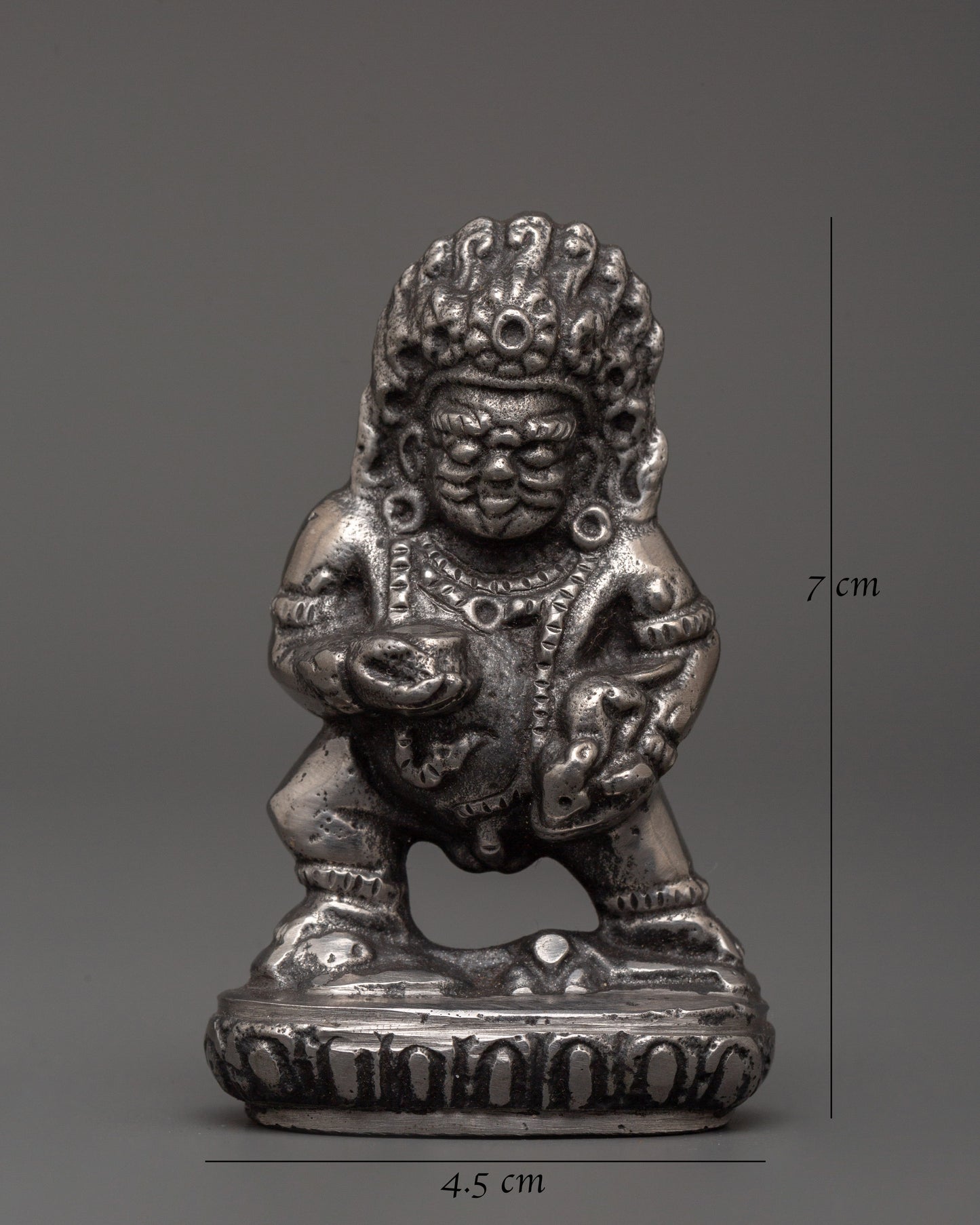 Black Dzambhala Figurine | Hindu God of Wealth Kubera