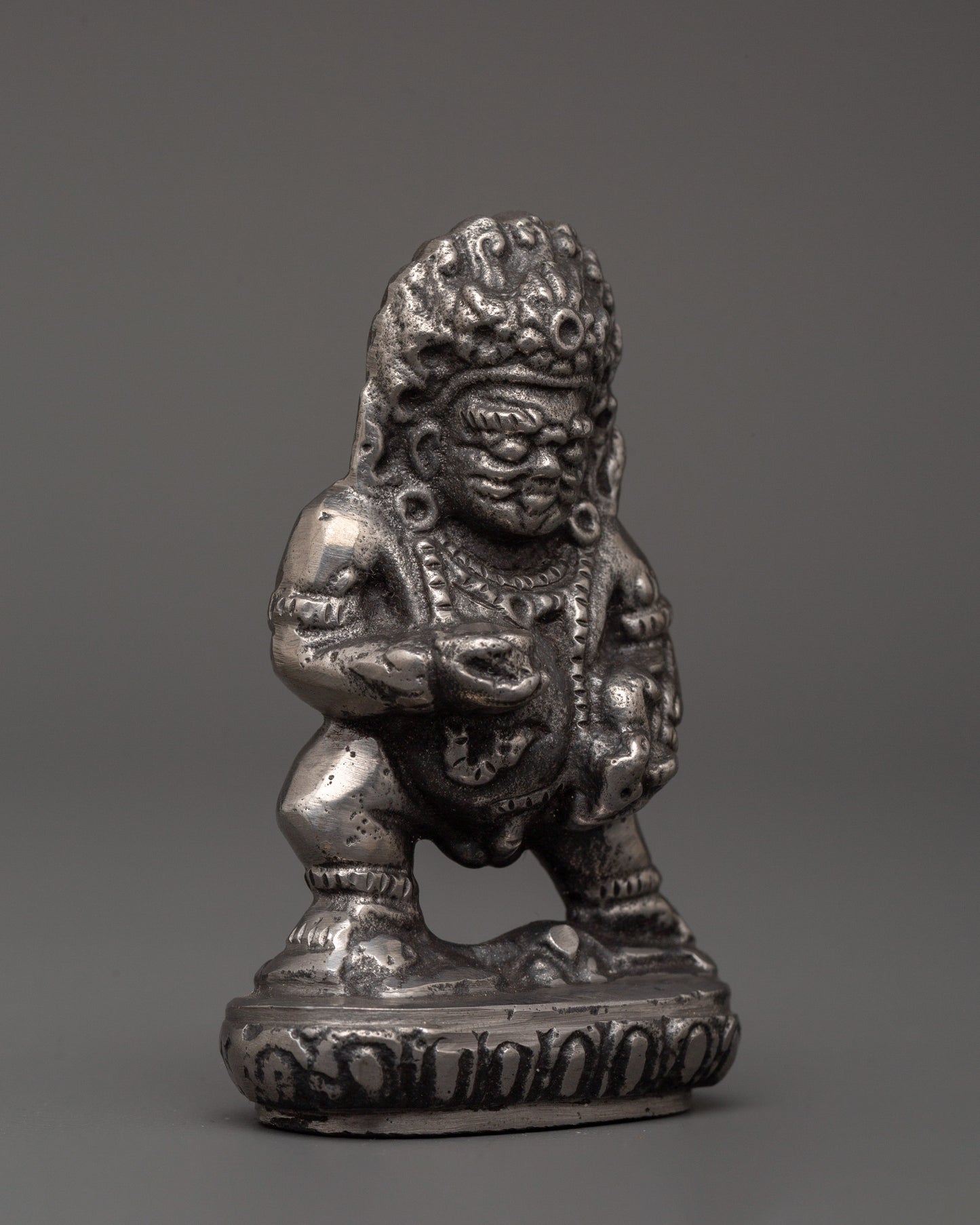 Black Dzambhala Figurine | Hindu God of Wealth Kubera