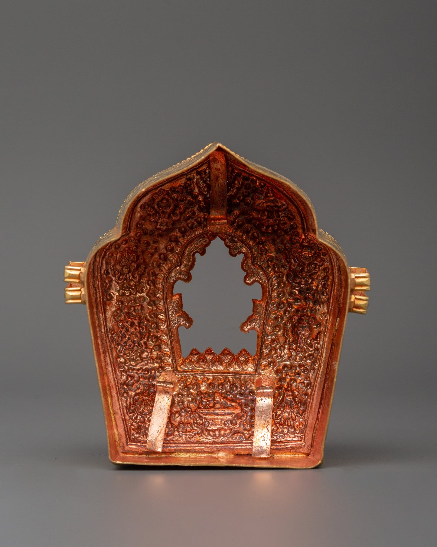 Gold Plated Buddhist Ghau Box | Tibetan Buddhist Item