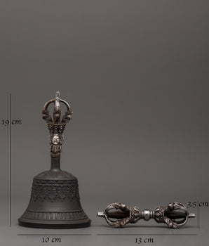 Bell and Vajra For Rituals | Sacred Tibetan Items for Spiritual Practices