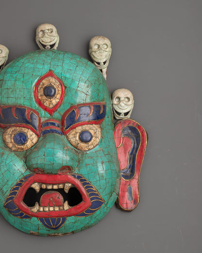 Turquoise Mask | A Sacred Tibetan Symbol