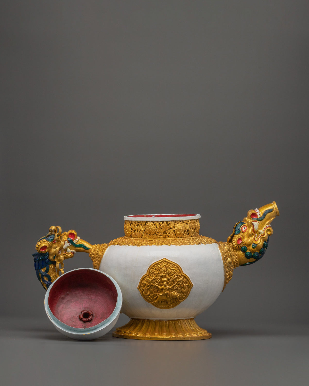 Buddhist Ceremonial Tea Pot | Spiritual Home Decor