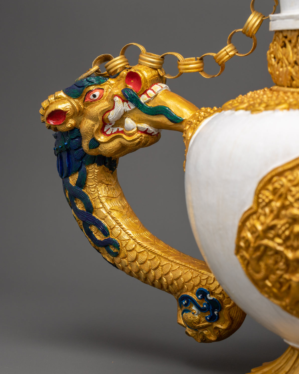 Buddhist Ceremonial Tea Pot | Spiritual Home Decor