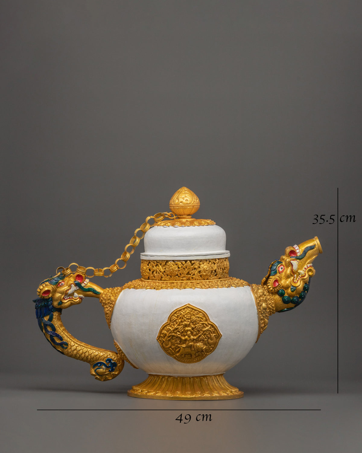 Buddhist Ceremonial Tea Pot | Spiritual Home Decor